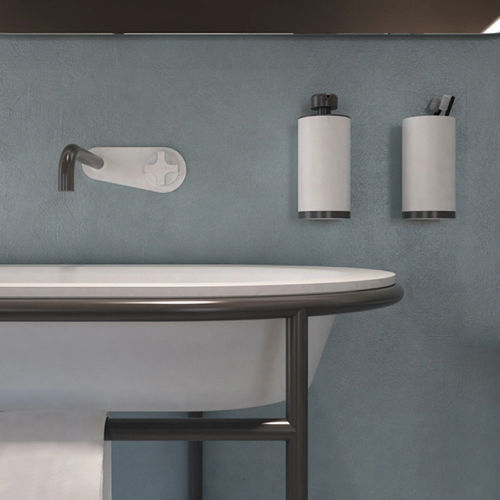 Einhebelmischer für Waschtisch - 94W258 - Munk Building Materials Co., Ltd. - wandmontiert / Messing / Mineralwerkstoff