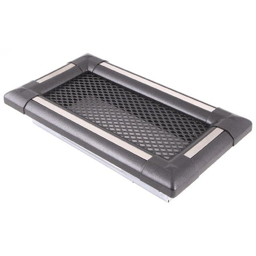 Stahl-Lüftungsgitter - EXCLUSIVE GRAPHITE-INOX - Parkanex Sp. z o.o. - rechteckig / quadratisch / für Zuluft und Abluft
