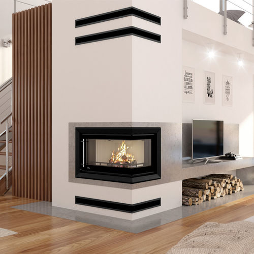 Eckkamineinsatz - UNIFLAM 860 EVO PBS  - Parkanex Sp. z o.o. - Holz