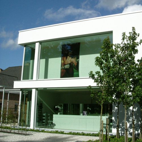 Glasschiebetür - FUTURAL - Aliplast - Aluminium / mit Doppelverglasung / mit Wärmedämmung
