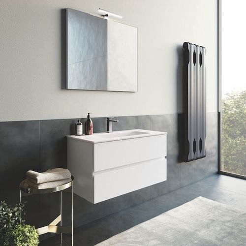 Wandhängender Waschtisch-Unterschrank - U&D 08 - PUNTOTRE - Laminat / modern / ohne Tür