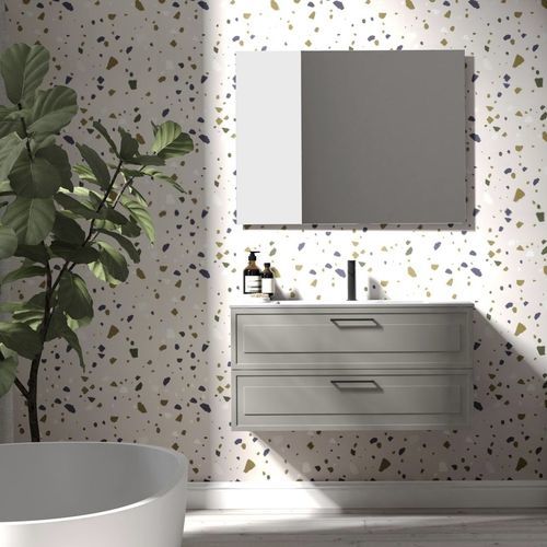 Wandhängender Waschtisch-Unterschrank - ROMA 11 - PUNTOTRE - Holz / Stil / ohne Tür