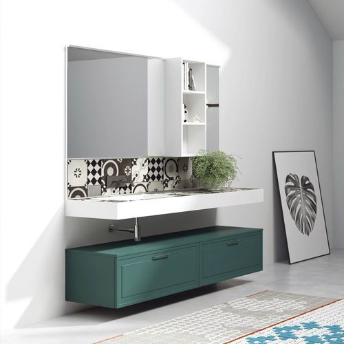 Wandhängender Waschtisch-Unterschrank - ROMA 5 - PUNTOTRE - Holz / Stil / ohne Tür