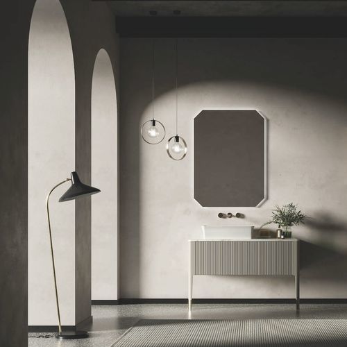 Wandmontierter Waschtisch-Unterschrank - VERTIGO 12 - PUNTOTRE - Polymer / modern / ohne Tür