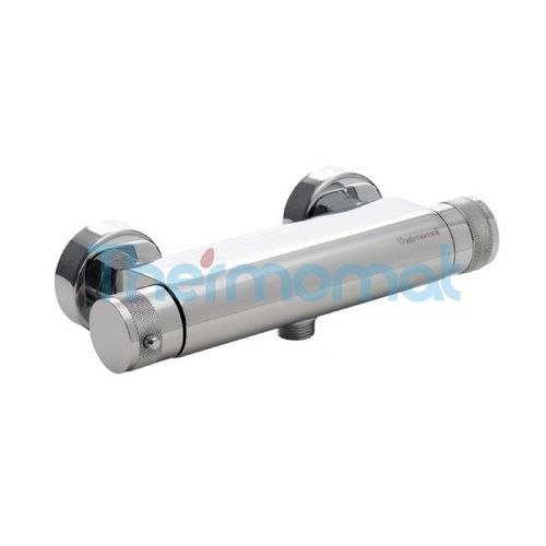 Zweigriffmischer für Dusche - RUMT201CFIMZ - Thermomat S.r.l. - wandmontiert / thermostatisch / aus verchromtem Metall