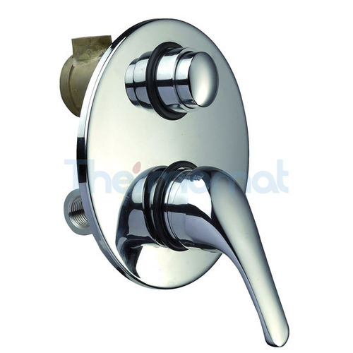 Einhebelmischer für Dusche - RUTP1403GMCC - Thermomat S.r.l. - Einbau / Selbstschluss / verchromter Messing