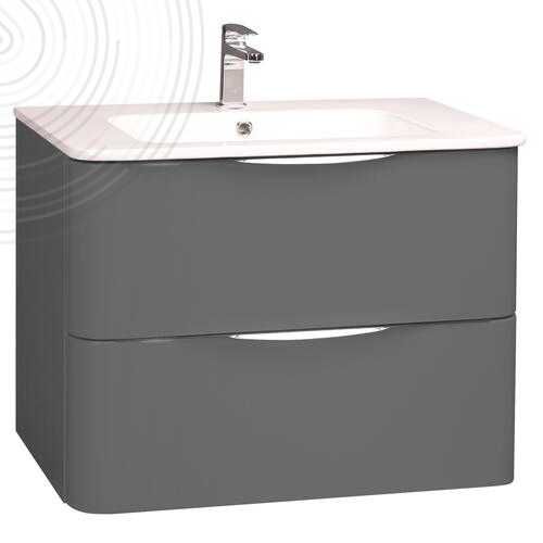 Doppelter Waschtisch-Unterschrank - MANNAR 401511119 - AYOR BATHROOM - wandhängend / MDF / Keramik