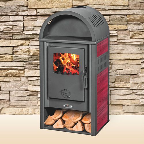 Holz-Kaminofen - VIENNA - Blist d.o.o - 5 kW...10 kW / bodenstehend / modern