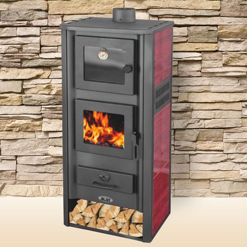 Holz-Kaminofen - AMBASADOR - Blist d.o.o - 10 kW...20 kW / bodenstehend / modern