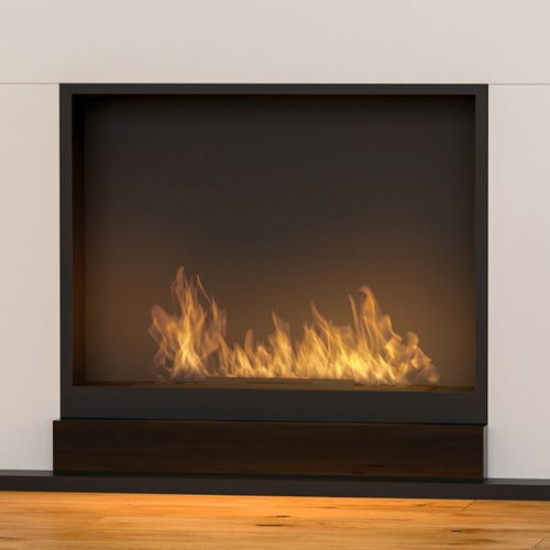 Bioethanol-Kamin - INPORTAL 2 - INFIRE Karol Lipka - Einbau / für Wandmontage / Einseitig