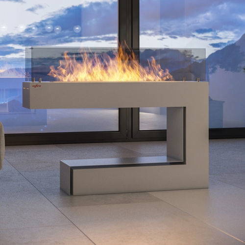 Bioethanol-Kamin - SPECTRUM - INFIRE Karol Lipka - selbsttragend / bodenstehend / doppelseitig