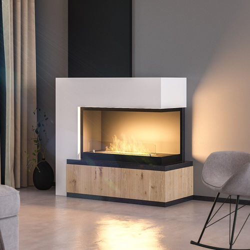 Bioethanol-Kamin - INSIDE P800V2 - INFIRE Karol Lipka - Einbau / für Wandmontage / doppelseitig