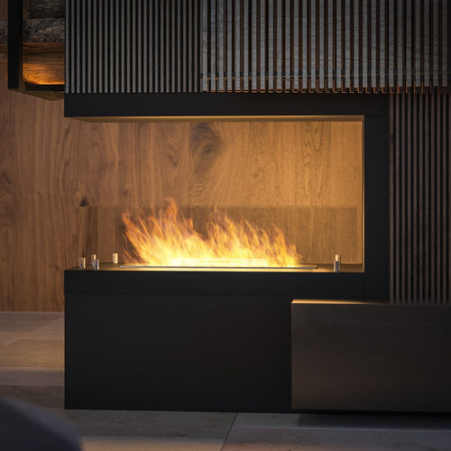 Bioethanol-Kamin - INSIDE U800 - INFIRE Karol Lipka - Einbau / für Wandmontage / mit 3 Sichtseiten