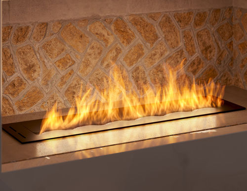 Bioethanol-Brennkammer / Stahl - 800 - INFIRE Karol Lipka - rechteckig / modern / einbaufähig