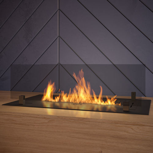 Zentral-Kamineinsatz - BLACK 600 - INFIRE Karol Lipka - Bioethanol / Stahl / modern