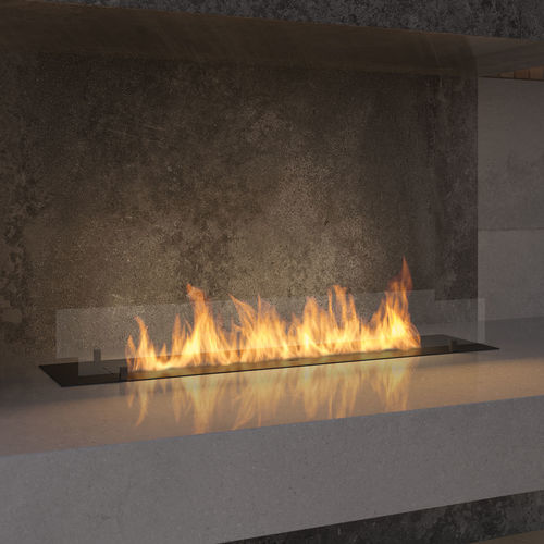 Zentral-Kamineinsatz - BLACK 1500 - INFIRE Karol Lipka - Bioethanol / Stahl / modern
