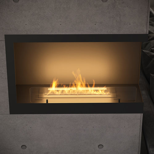 Bioethanol-Brennkammer / Metall - INSIDE P800V1 - INFIRE Karol Lipka - rechteckig / modern