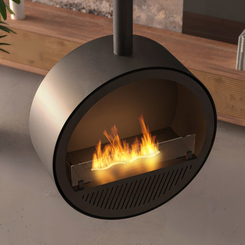 Bioethanol-Kamin - INCYRCLE SLIM - INFIRE Karol Lipka - für Deckenmontage / hängend / Einseitig