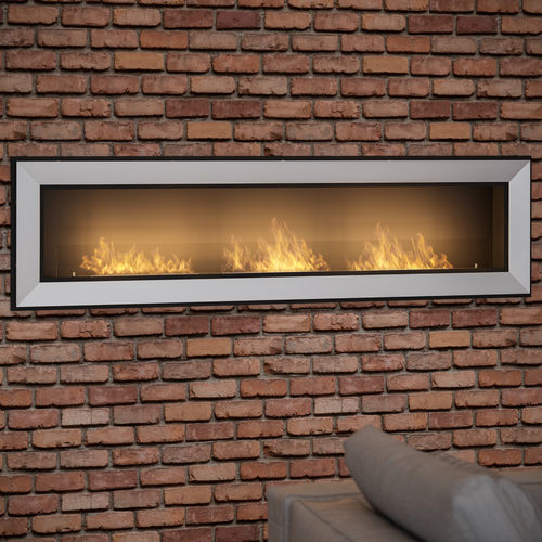 Bioethanol-Kamin - FRAME 1800 - INFIRE Karol Lipka - Einbau / für Wandmontage / Einseitig