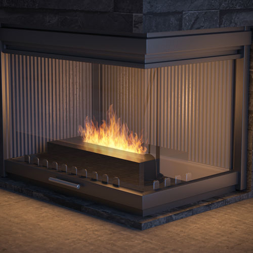 Bioethanol-Kamin - SIMPLEBOX 500 - INFIRE Karol Lipka - bodenstehend / Ecken / offene Feuerstelle