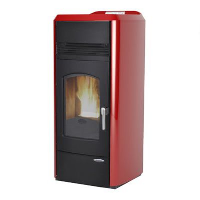 Wasserführender Kaminofen / Pellet - PETRA - Laminox S.r.l. - 6 kW / 20 kW...50 kW / modern