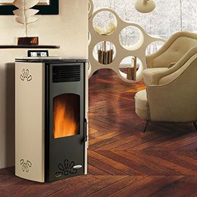 Pelletkaminofen - MARGHERITA 8,5 - Laminox S.r.l. - 0 - 5 kW / 5 kW...10 kW / modern