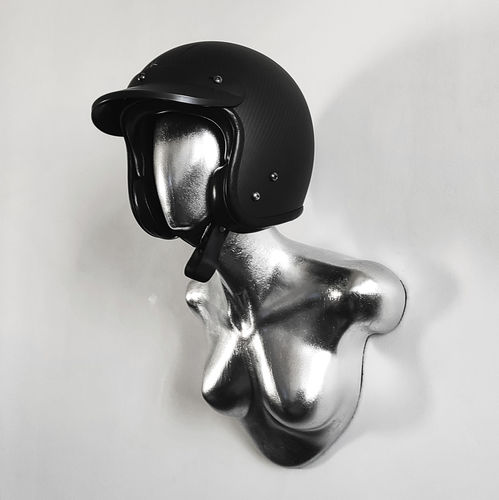 Steingut-Helmhalterung - SILVER BESSIE - FRANCOLLECTION - Wand / handgefertigt