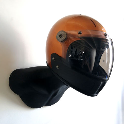 Steingut-Helmhalterung - MATT BLACK BURT - FRANCOLLECTION - Wand / handgefertigt