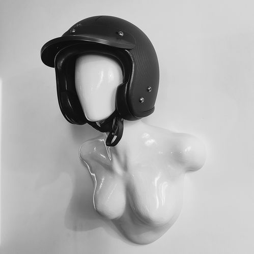 Helmhalterung / emaillierte Keramik - WHITE BESSIE - FRANCOLLECTION - Wand / handgefertigt