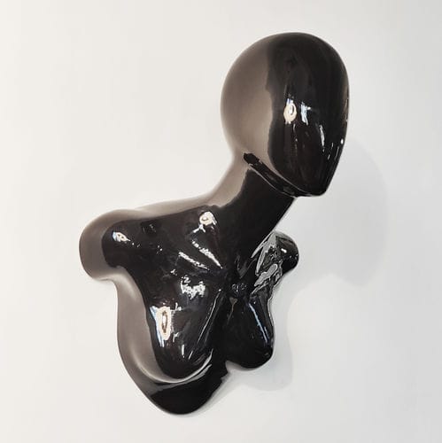 Skulptur / emaillierte Keramik - DARK BESSIE - FRANCOLLECTION - wandmontiert / für Hotels / für Restaurants