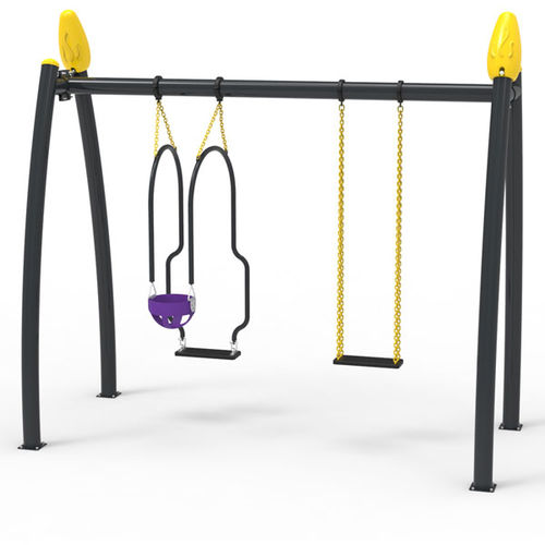 Metallschaukel - GE1007 - Play Wily - Tutto Gonfiabili - Spielplatz / doppelt