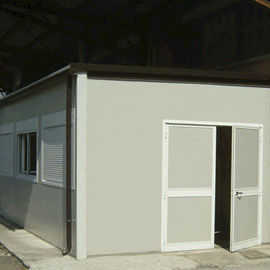 Fertigbau-Gebäude - metalbox spa - Metall / Stahlrahmen / für industrielle Nutzung