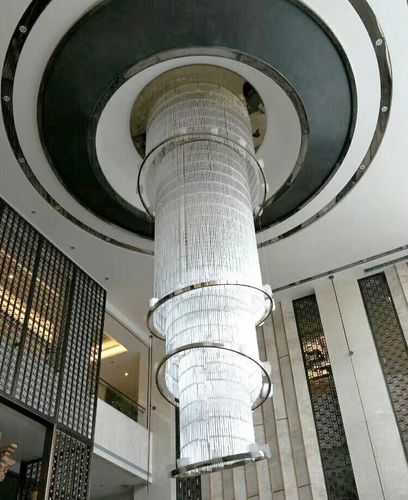Moderner Kronleuchter - ELEGANT - Jako Lighting - Kristall / Edelstahl / für Gewerbegebrauch