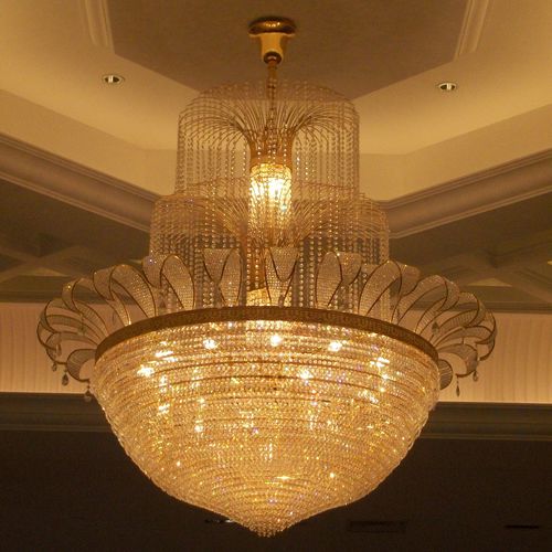 Klassischer Kronleuchter - JK37584 - Jako Lighting - Kristall / Edelstahl / für Gewerbegebrauch