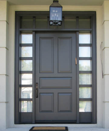 Eingangstür - CLASSIC : CS-832 - Granddoors - Laubholz / einflügelig / halbverglast