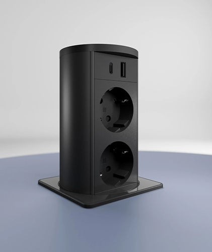 USB-Steckdose - VERSALIFT - ASA International Group - doppelt / Schreibtisch / Tisch