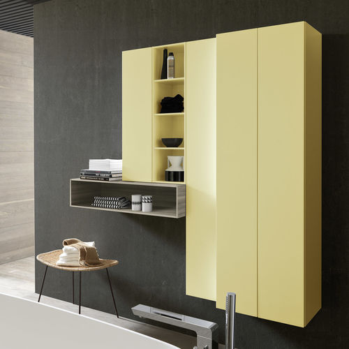 Moderner Badezimmer-Schrank - C002 - BAXAR - Holz / wandmontiert