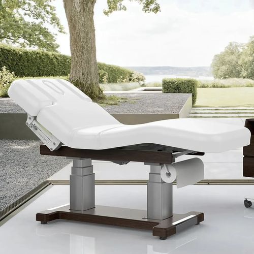 Elektrische Massageliege - 2265 - Silverfox Corporation Limited - Aluminium / Stahl / Leder