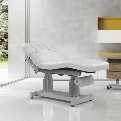 Elektrische Massageliege - 2266 - Silverfox Corporation Limited - Stahl / Leder / Baumwolle