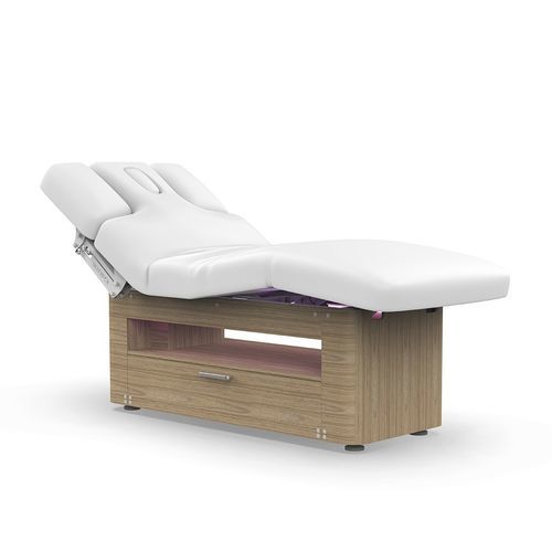Elektrische Massageliege - 2284 - Silverfox Corporation Limited - Leder / Holz / mit Stauraum