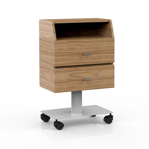 Pflegewagen - 1061 - Silverfox Corporation Limited - für Frisörsalon / für Schönheitssalon / Holzfurnier