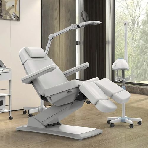Leder-Fusspflegestuhl - 2221G - Silverfox Corporation Limited - mit Fußstütze / schrägstellbar / regelbar