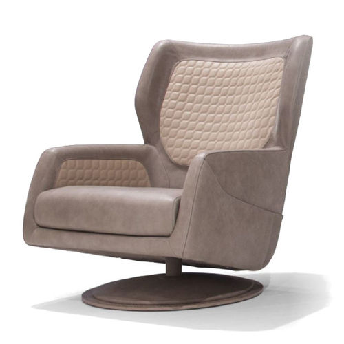 Moderner Sessel - V152  - Aston Martin - Leder / Holzfurnier / Ohren