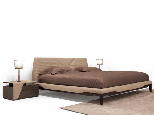 Doppelbett - V147  - Aston Martin - modern / Polster / Kopfteil