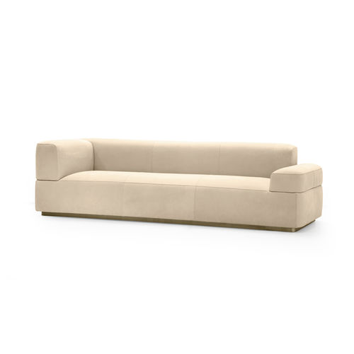 Modernes Sofa - V255 - Aston Martin - Leder / mit Armlehnen / mit Kissen