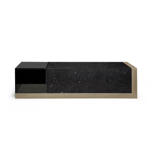 Moderner Couchtisch - V226 - Aston Martin - Glas / Marmor / Gestell aus Metall
