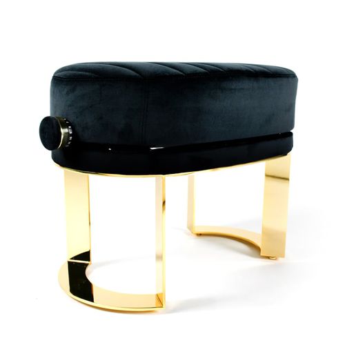 Polsterbank für Schminktisch - Lola - KAUNUS DESIGN, S.L. - modern / Samt / hochdichter Schaumstoff, beschichtet