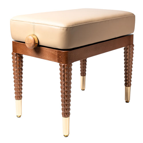 Moderne Klavierbank - GALA - KAUNUS DESIGN, S.L. - Leder / Holz / Nussbaum