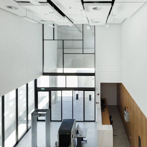 Mehrschicht-Vorhangfassade - RABEL 35000 - RABEL SYSTEMS - aus Aluminium und Glas / perforiert
