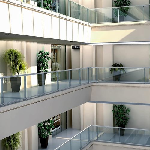 Glasgeländer - RABEL 1200 - RABEL SYSTEMS - Aluminium / Laminat / Glasplatten